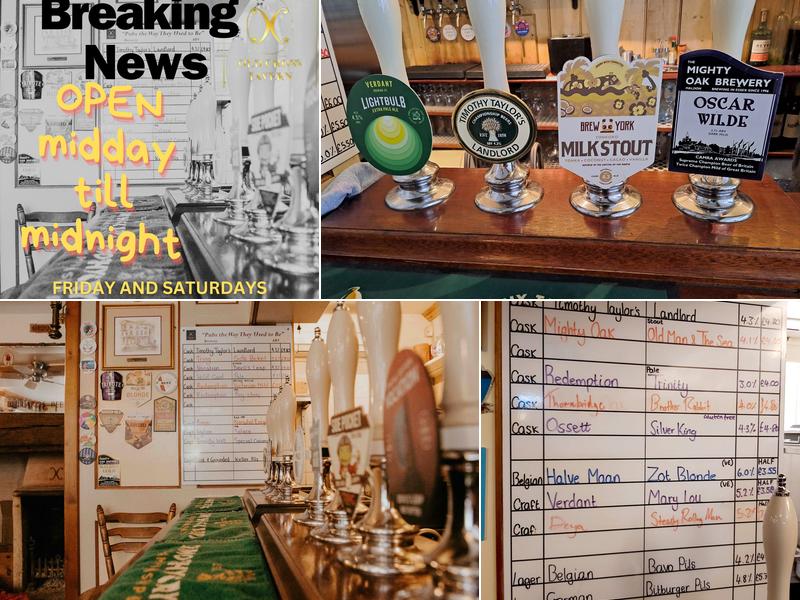 Old Cross Tavern Menu