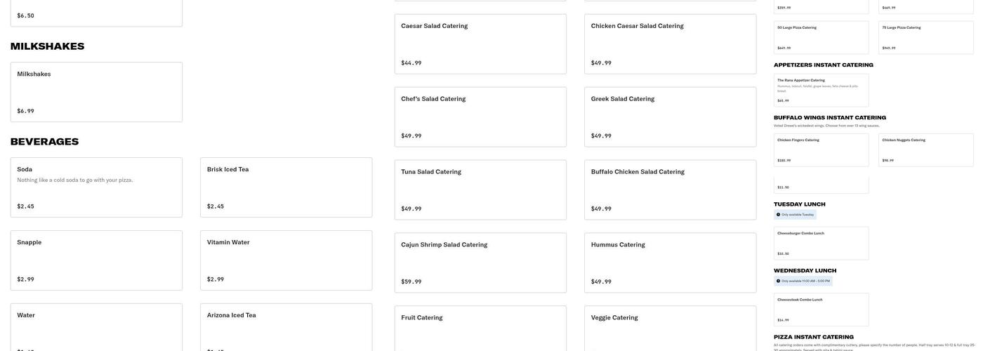 Ed's Buffalo Wings & Pizza Menu