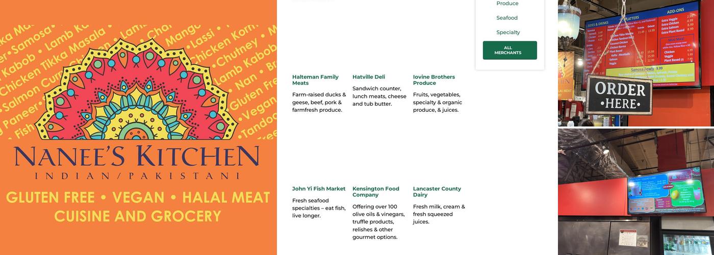 Nanee's Kitchen Menu