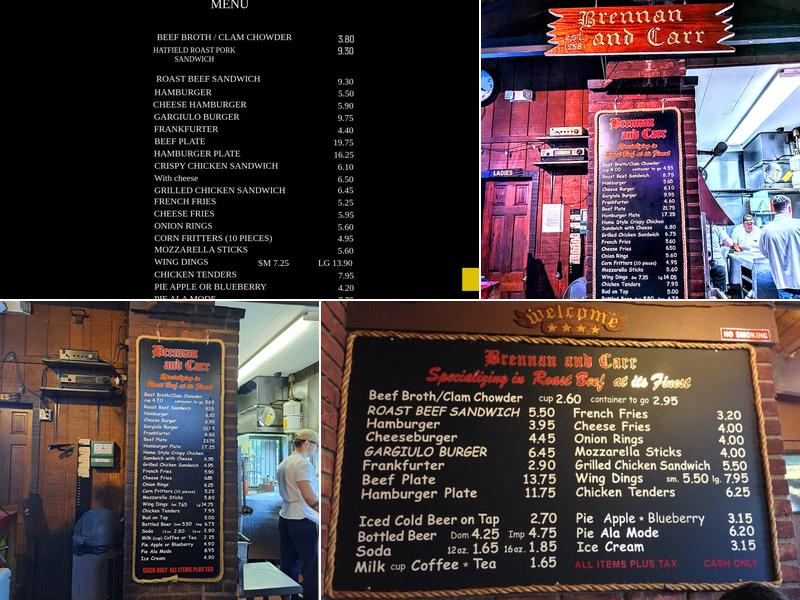 Brennan & Carr Menu