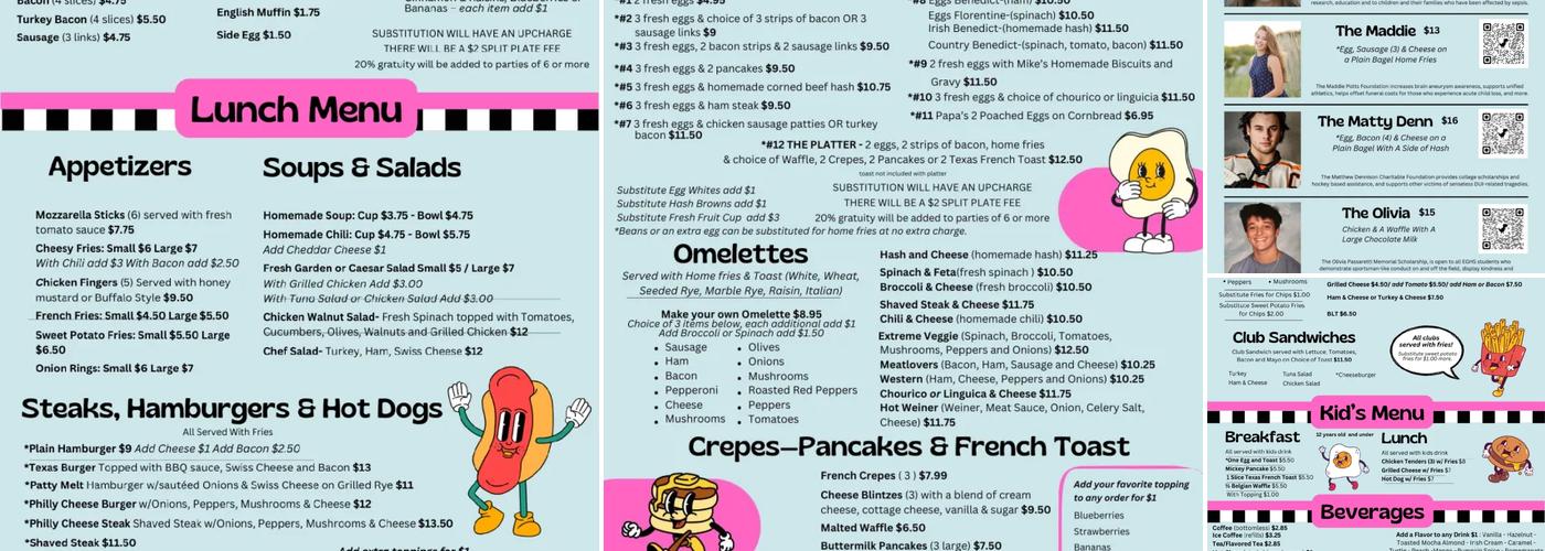 Gel's Kitchen Menu