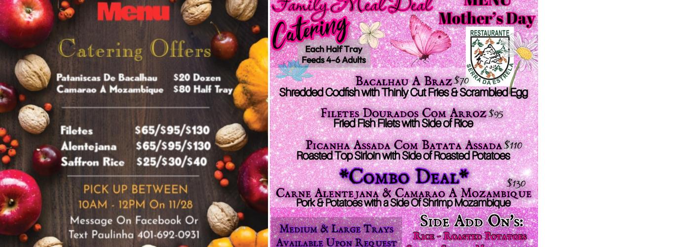 Serra De Estrela Menu