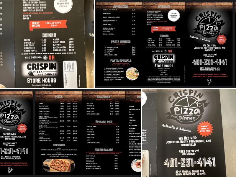 Champey Pizza & Grill Menu