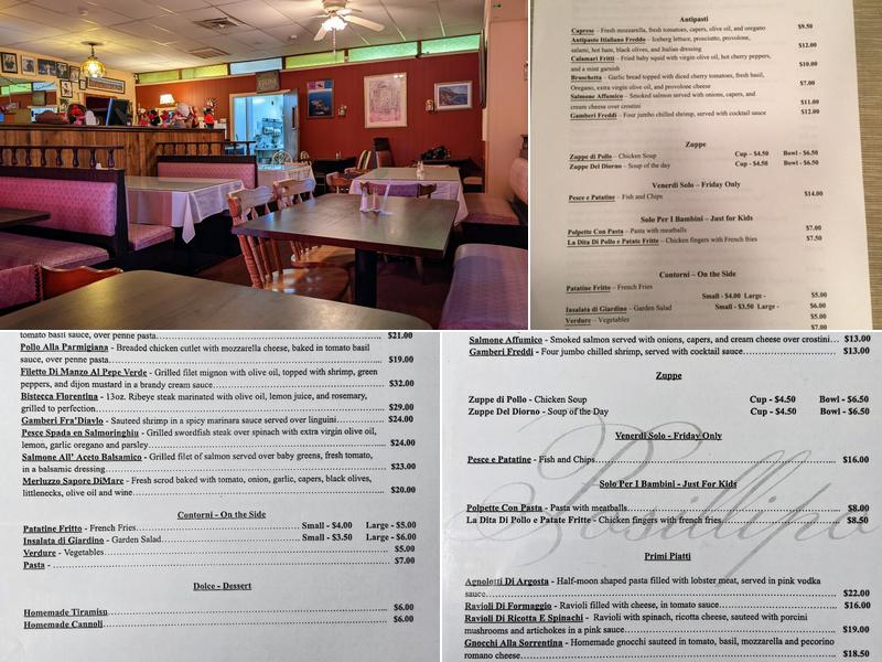 Posillipo Menu