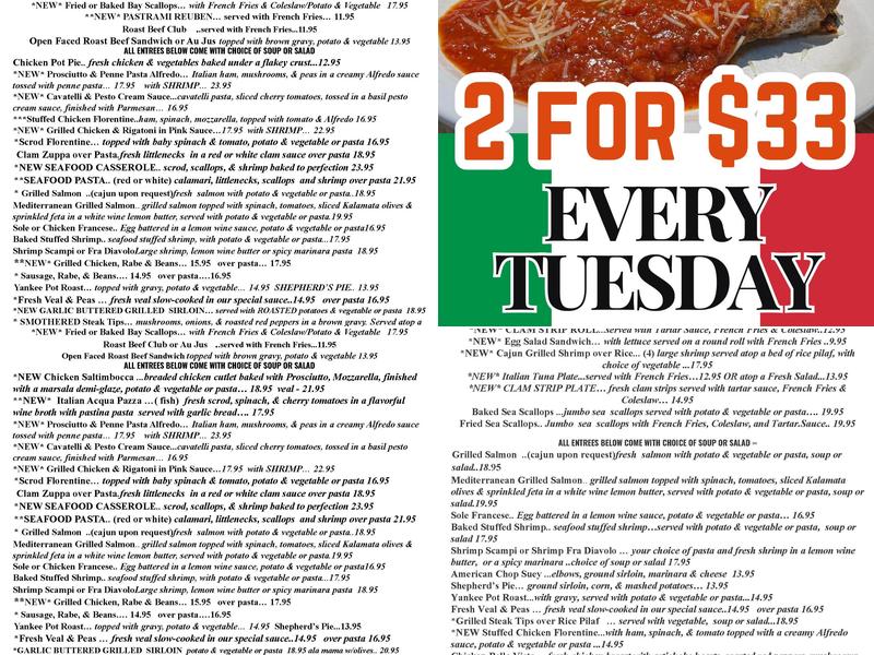 Cherry Hill Grill Menu