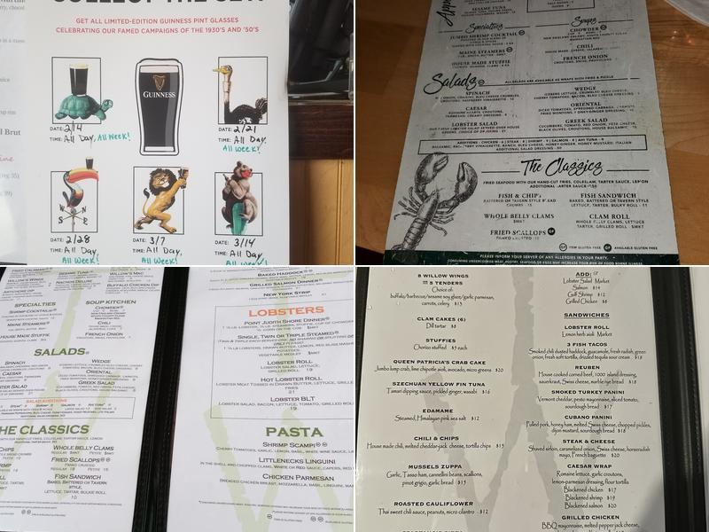 Twin Willows Menu