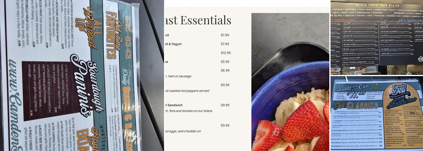 Camden Deli Menu