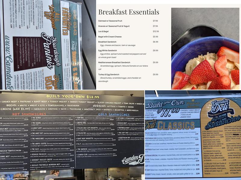 Camden Deli Menu