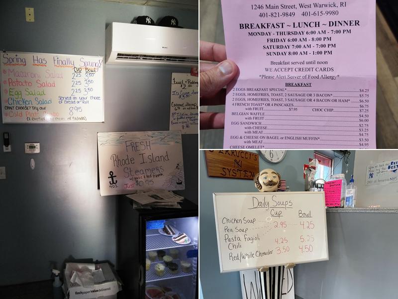 Ferrucci’s New York System Menu