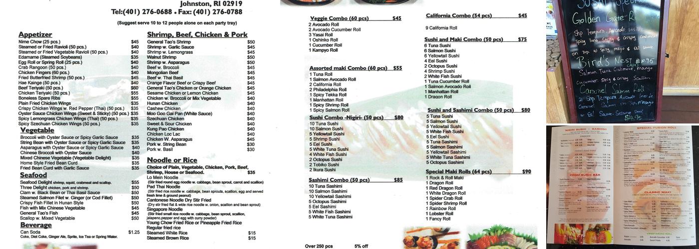 Hei Place Menu