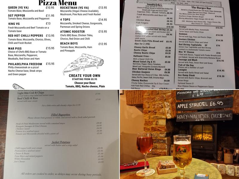 The White Horse Inn Menu