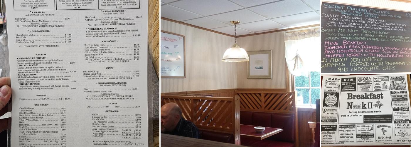Breakfast Nook Menu