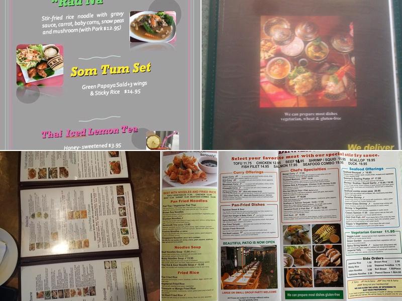 Thai Cuisine Menu
