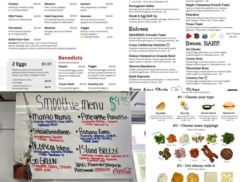 Franklin Spa Menu