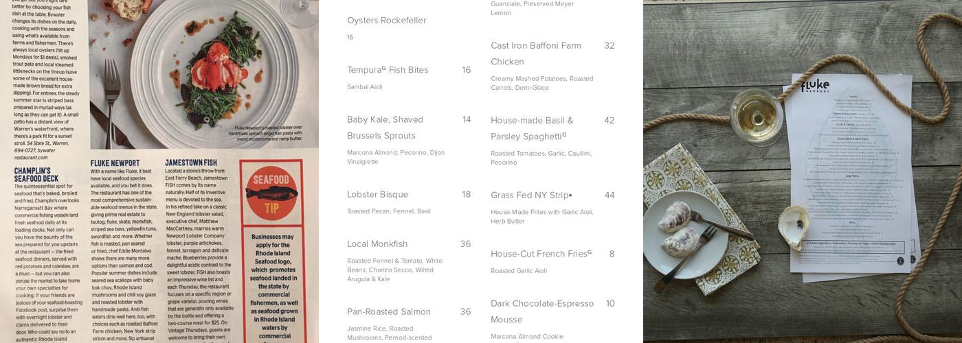 Fluke Newport Menu