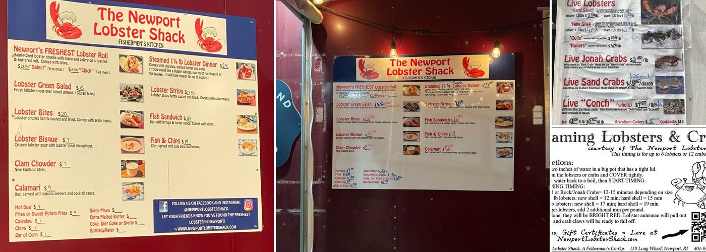 Newport Lobster Shack (Kitchen) Menu