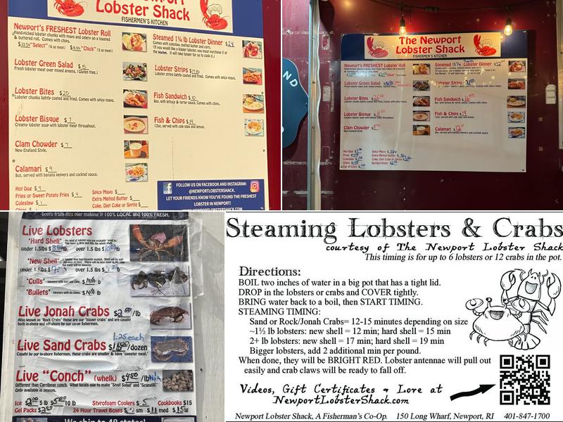 Newport Lobster Shack (Kitchen) Menu