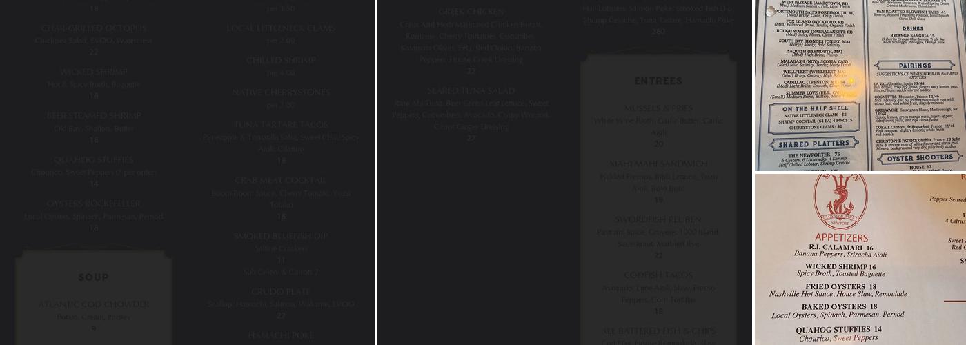 Midtown Oyster Bar Menu