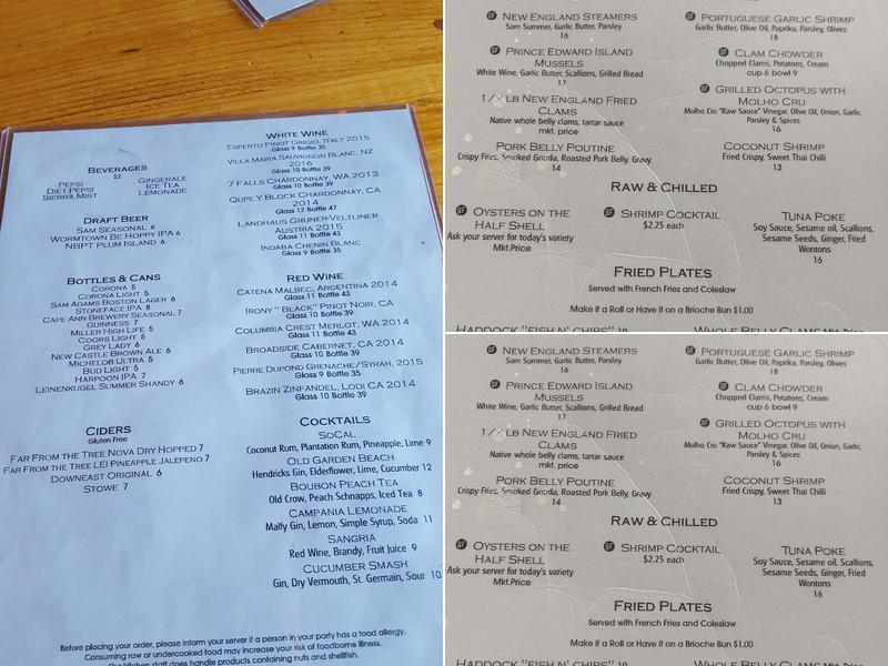 7th Wave Restaurant Menu