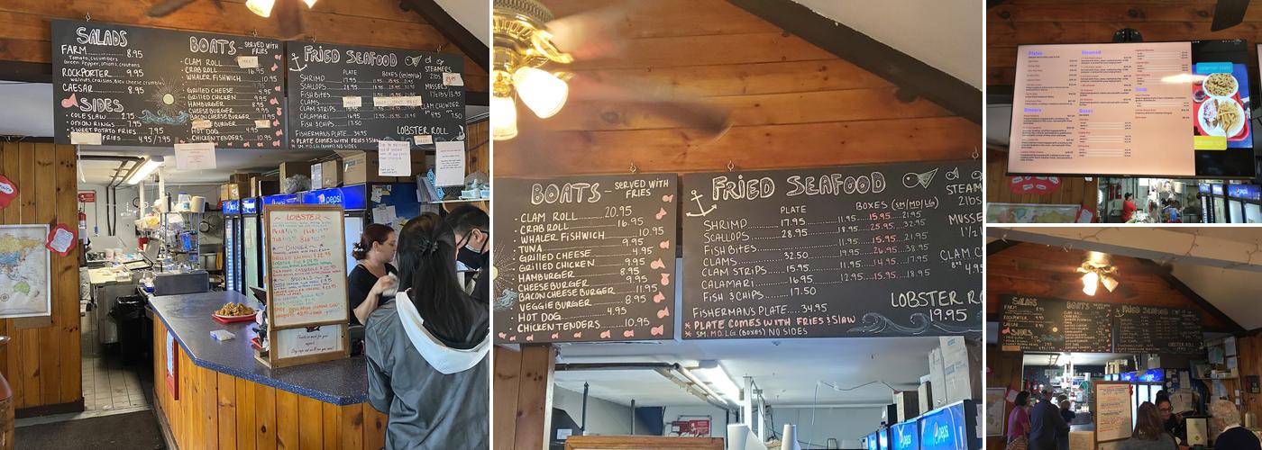 The Lobster Pool Menu