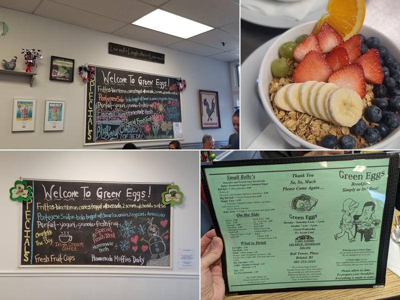 Green Eggs Breakfast Menu