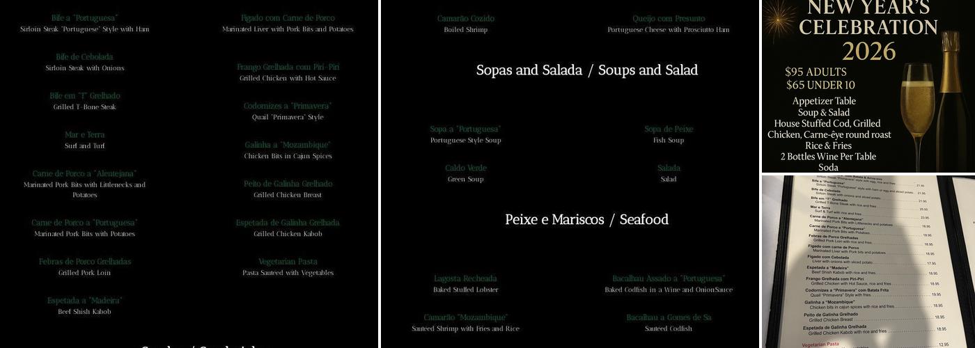 Spring Primavera Restaurant Menu