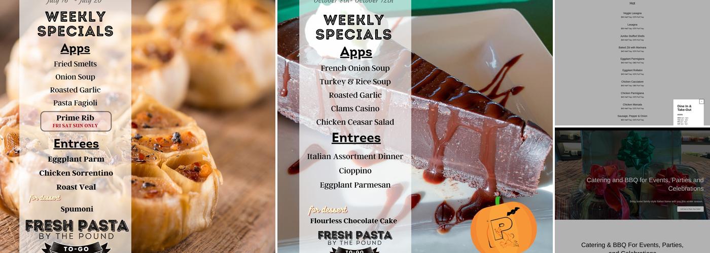 Perella's Ristorante Menu