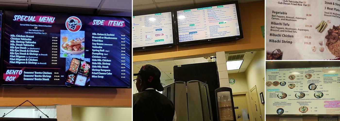 Seasons Of Tokyo Rivers Ave Menu