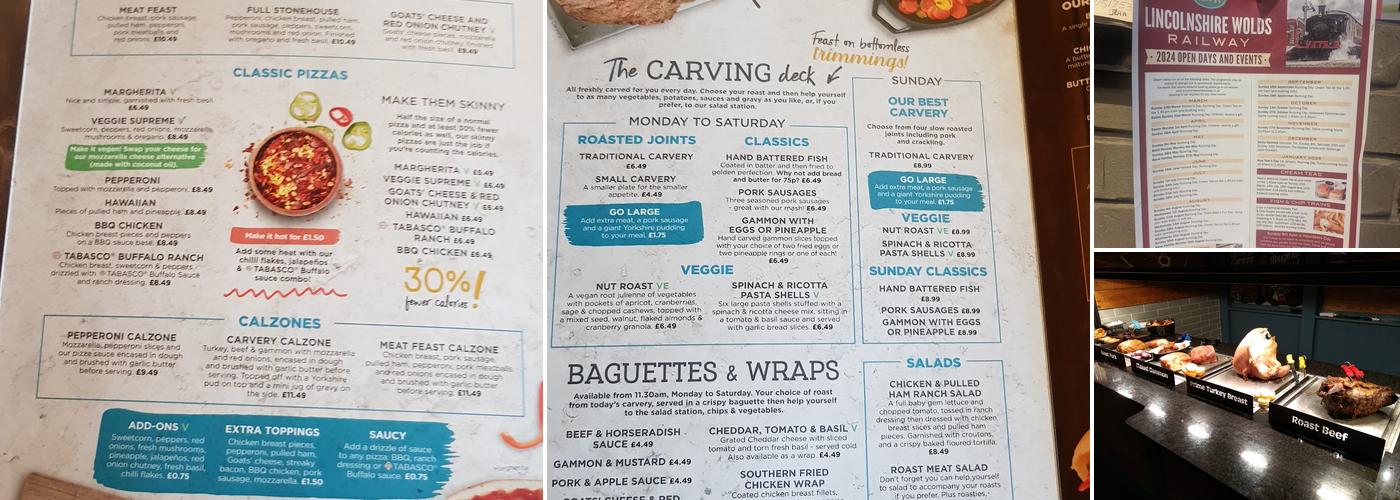 The Jug & Bottle Menu