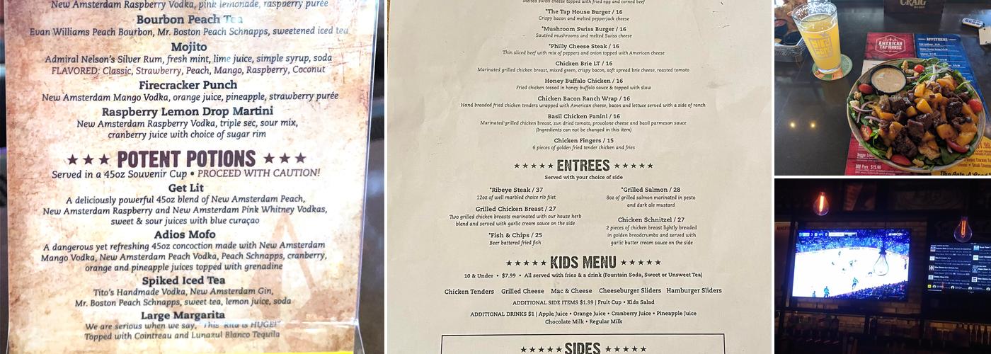 American Tap House Menu
