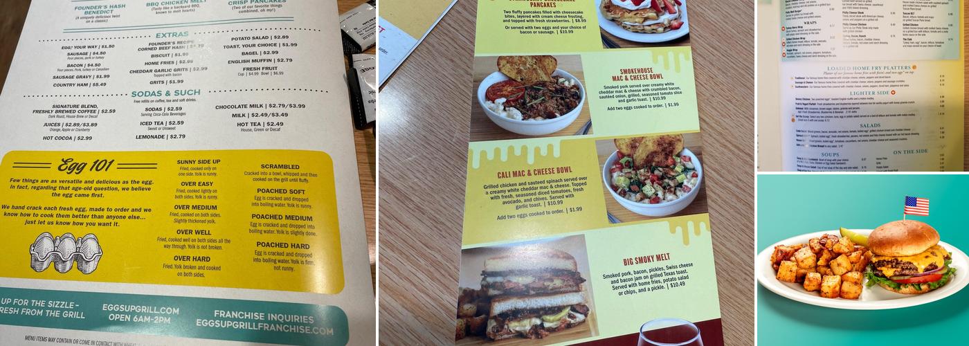 Eggs Up Grill Menu