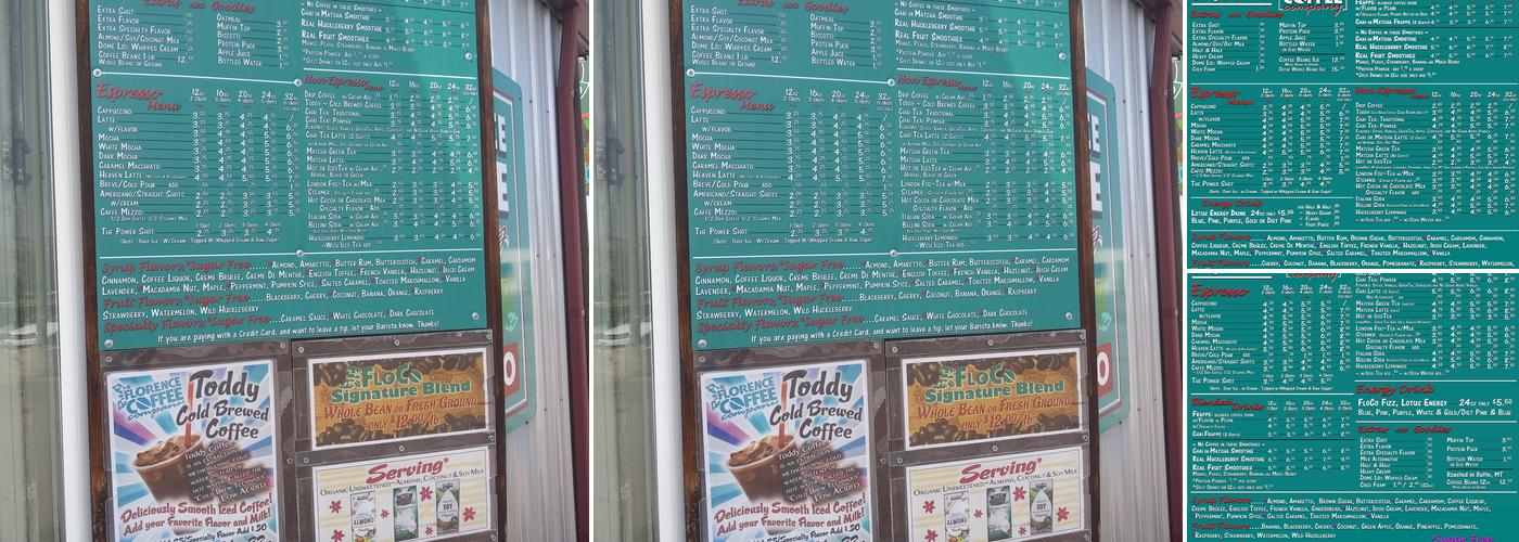 Florence Coffee Co. Menu