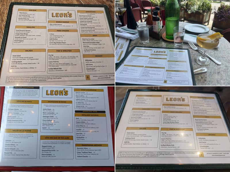 Leon's Menu