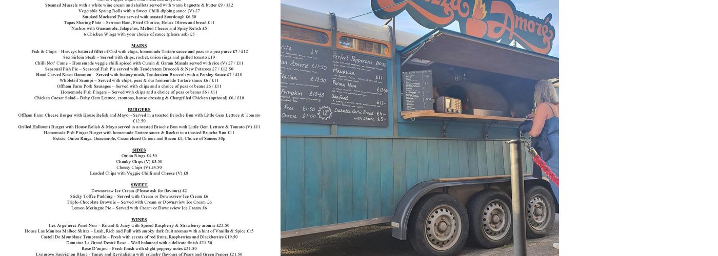 Royal Oak Barcombe Menu