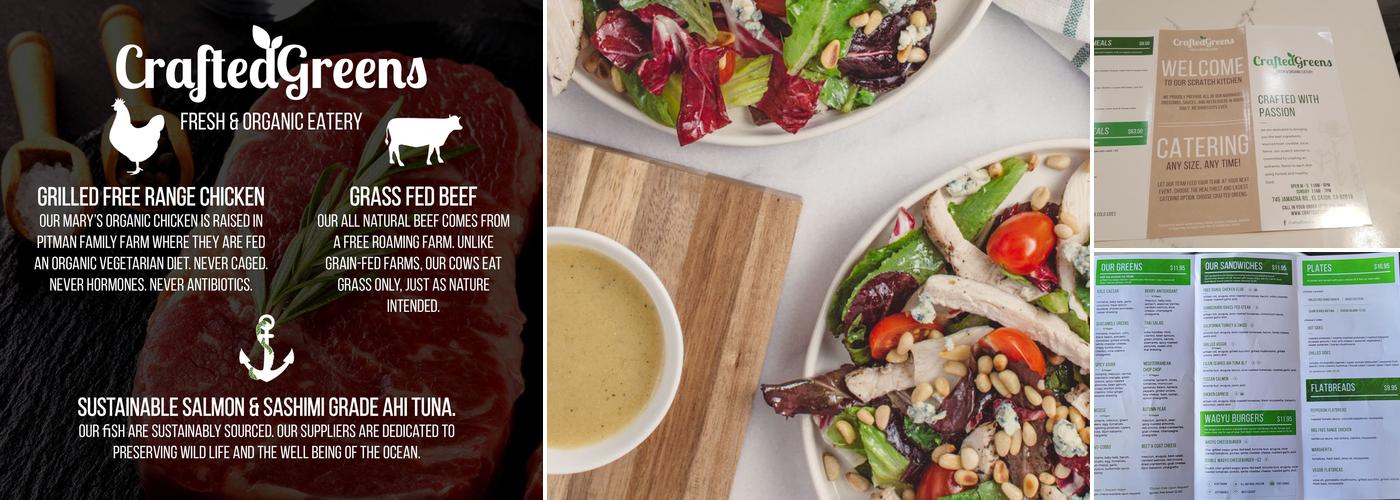 Crafted Greens Menu