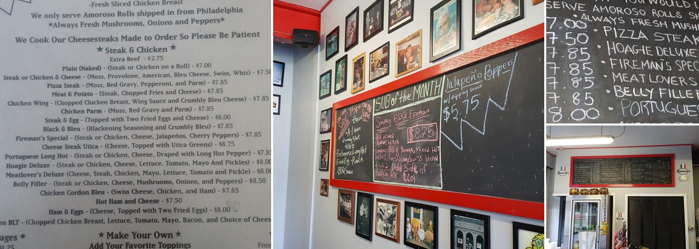 Gino's Original Cheese Steaks Menu