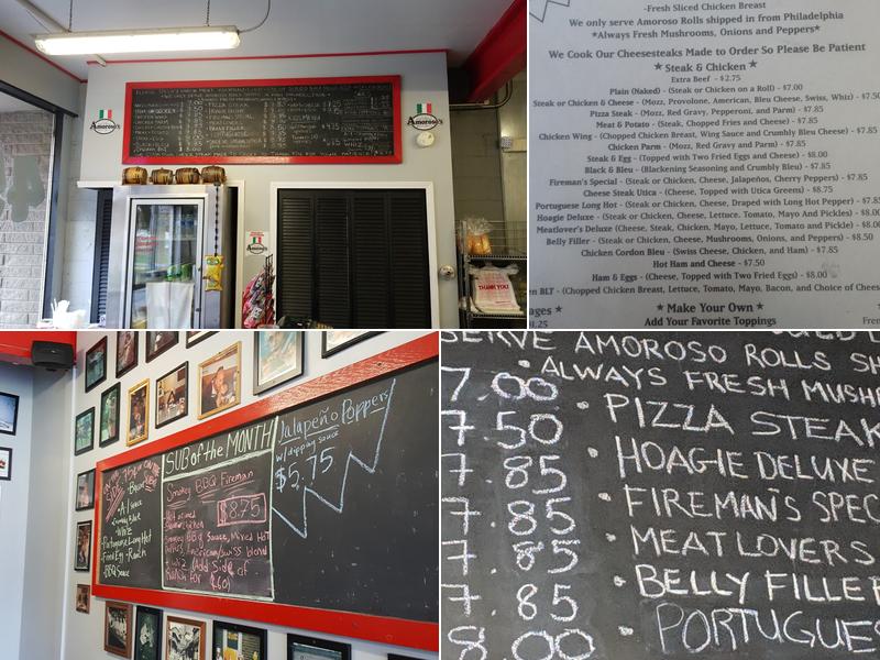 Gino's Original Cheese Steaks Menu