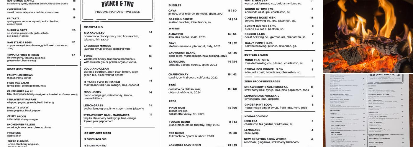 FARM Bluffton Menu