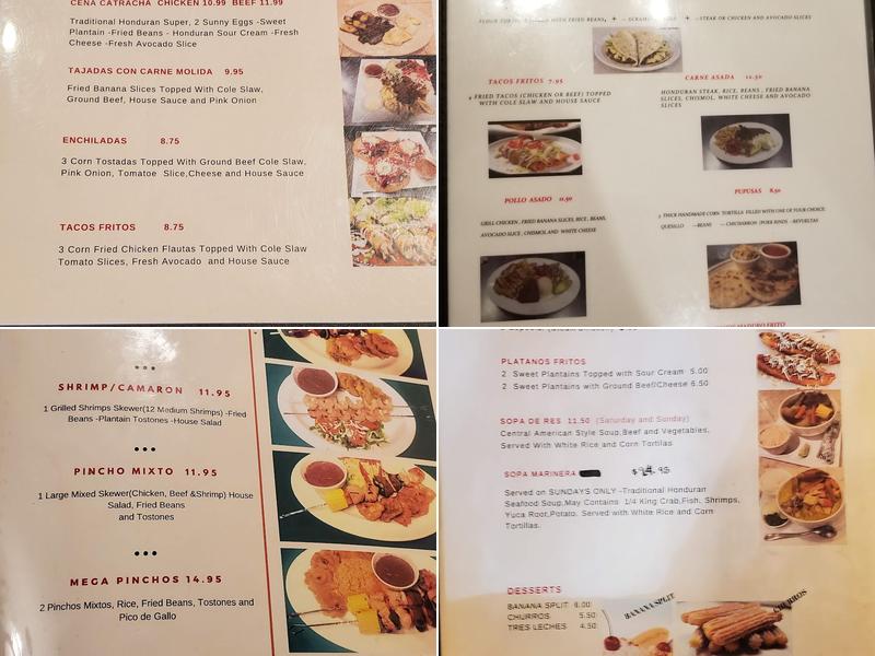 Pinchos Grill Menu