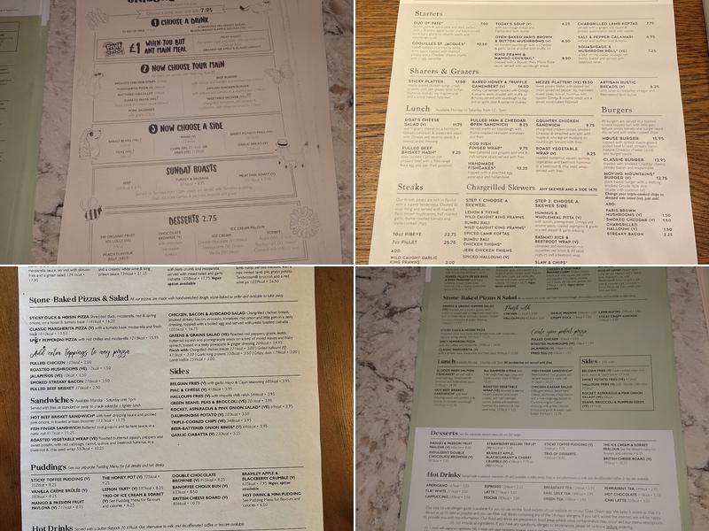 The Fish And Eels Menu