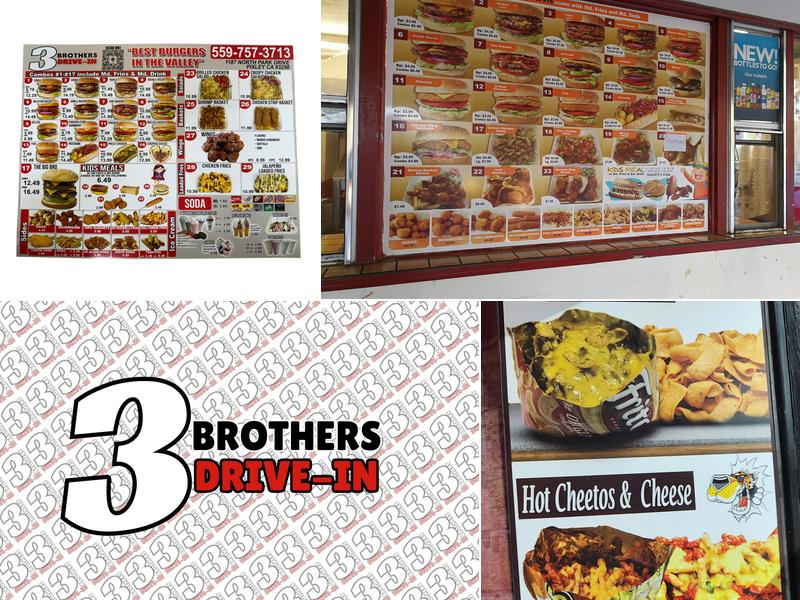 Three Brothers Drive-In Menu