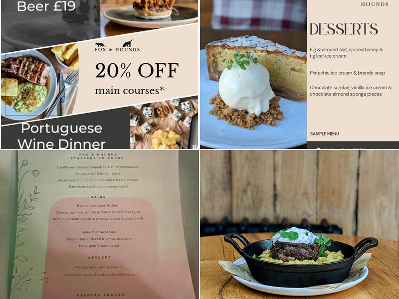 Fox & Hounds Menu
