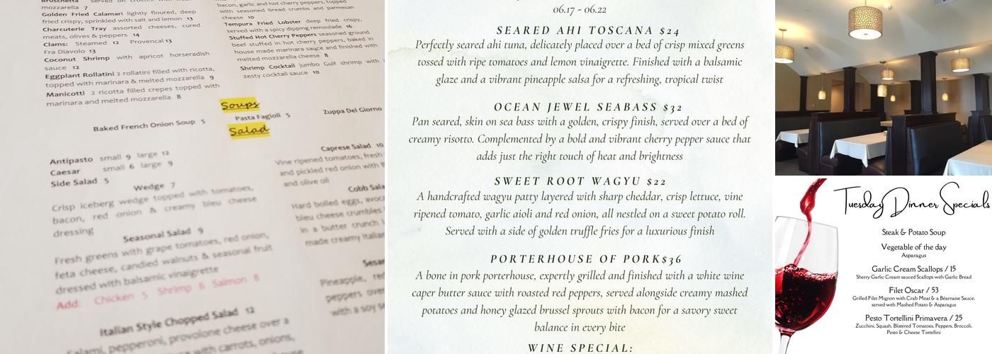 Strada Mia 313 Menu