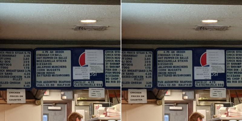 D's Menu