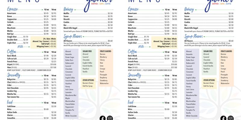 Gather Menu