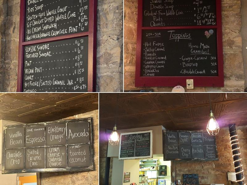 Leones' Creamery Menu