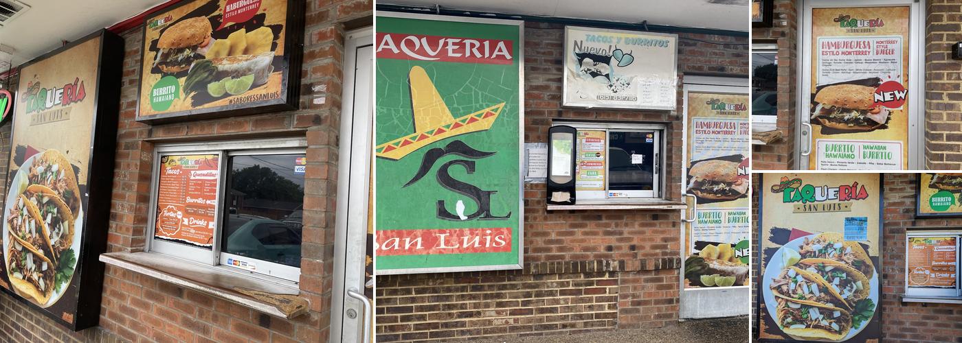 Taqueria San Luis Menu