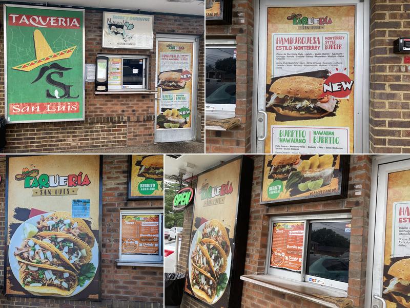 Taqueria San Luis Menu