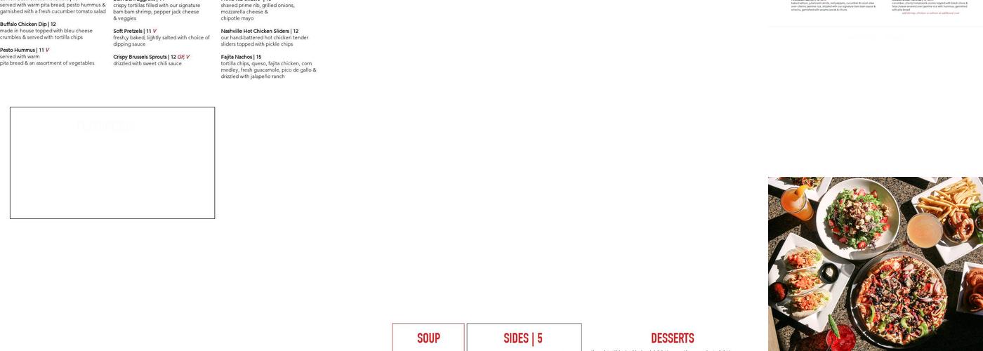 Jonathan's Grille Menu