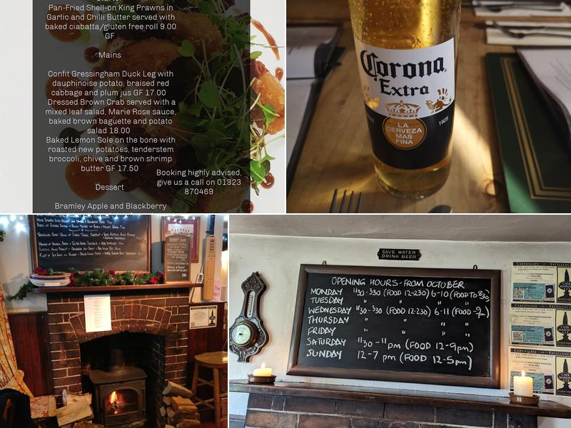 The Cricketers Arms Menu